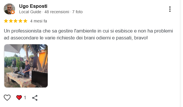 Ugo Esposti recensisce il dj Gianpiero Fatica